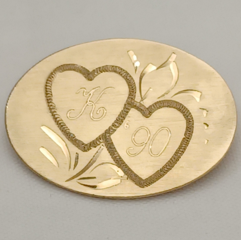 CARLA 14K G.F. SWEETHEART PIN BROOCH